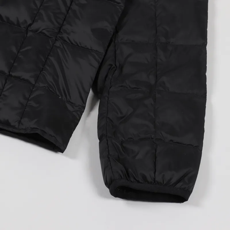 Taion Crew Neck Button Down Jacket Black-6