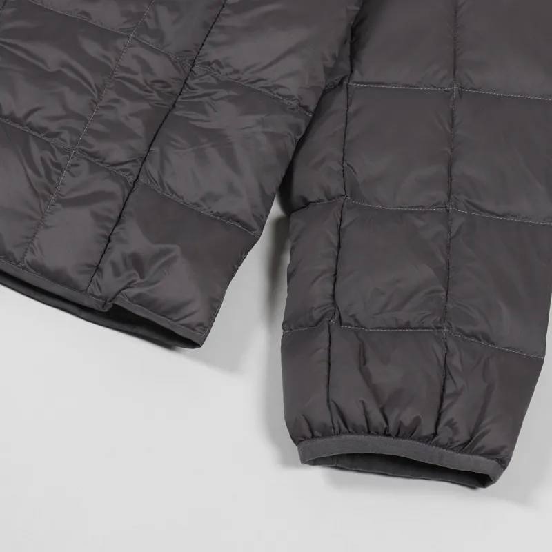 Taion Crew Neck Button Down Jacket Grey-6