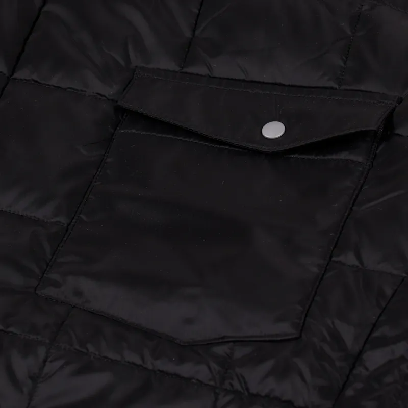 Taion Crew Neck Pocket Down Pullover Black-4