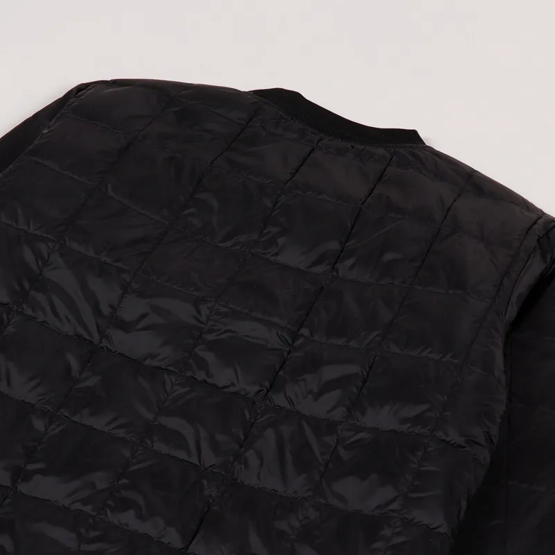 Taion Crew Neck Pocket Down Pullover Black-5