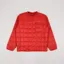 Taion Crew Neck Pocket Down Pullover Brick Red