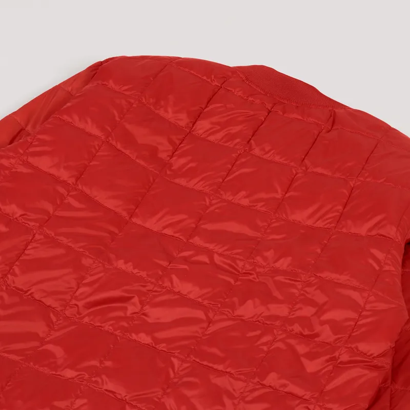 Taion Crew Neck Pocket Down Pullover Brick Red-5