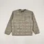 Taion Crew Neck Pocket Down Pullover Khaki