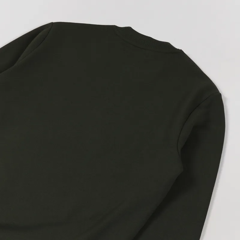 Fred Perry Crew Neck Sweatshirt Hunting Green-3