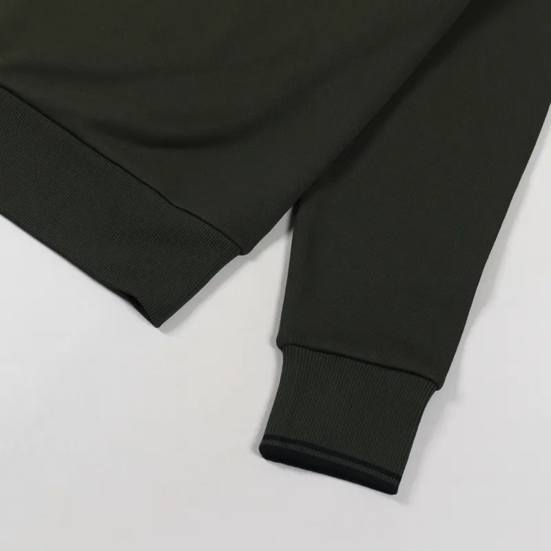 Fred Perry Crew Neck Sweatshirt Hunting Green-4