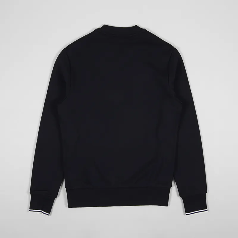 Fred Perry Crew Neck Sweatshirt Navy-1