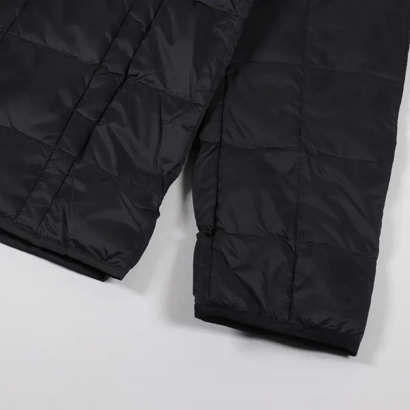 Taion Crew Neck Zip Down Jacket Black-6