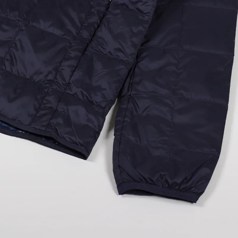 Taion Crew Neck Zip Down Jacket Navy-6