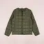 Taion Crew Neck Zip Down Jacket Olive