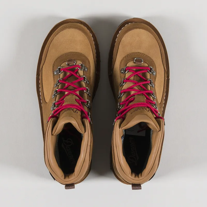 Danner Cascade Crest Boots Grizzly Brown Rhodo Red-3