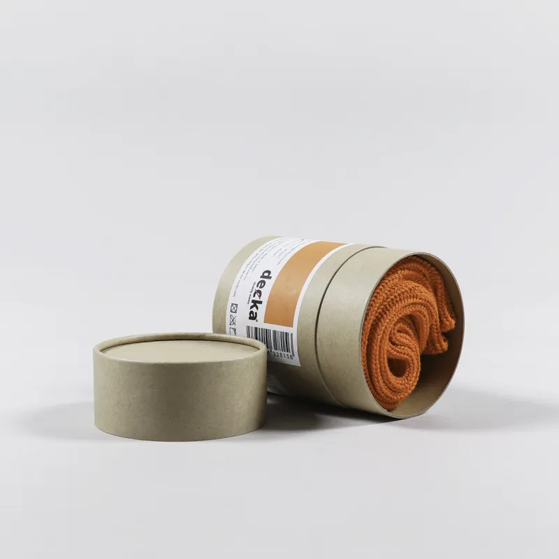 Decka Cased Heavyweight Plain Socks Neon Orange UK 6-11