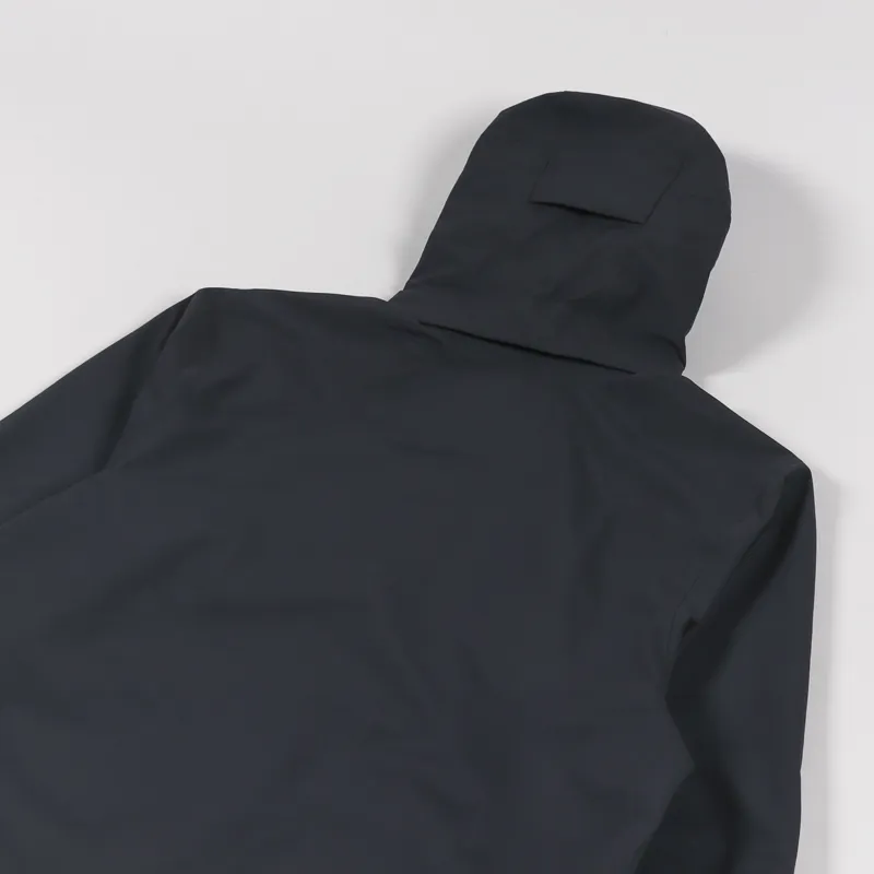 Patagonia Mens GORE-TEX City Storm Rain Parka Trench Coat Black