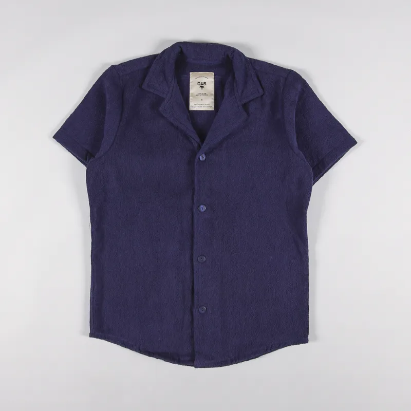 Oas Cuba Terry Shirt Navy