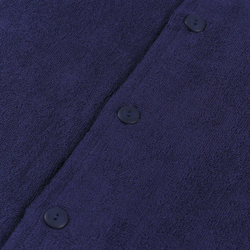 Oas Cuba Terry Shirt Navy-4