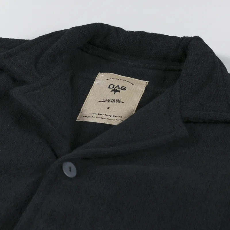 Oas Cuba Terry Shirt Black-3