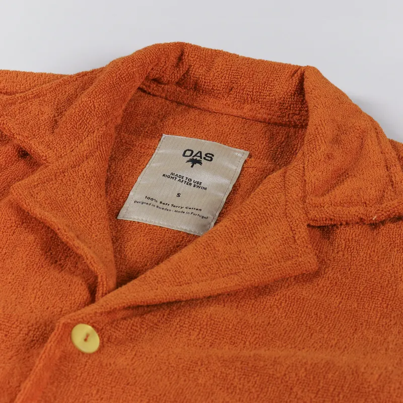 Oas Cuba Terry Shirt Orange-2