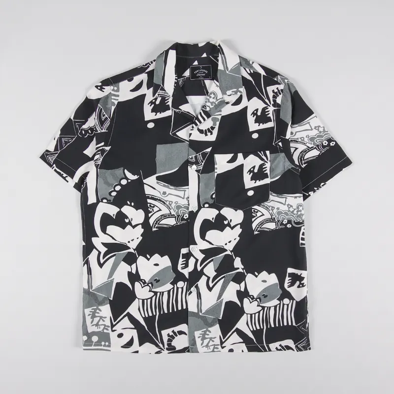 Portuguese Flannel Cuca Shirt Black