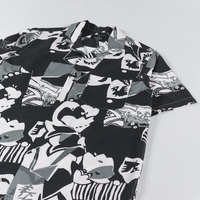 Portuguese Flannel Cuca Shirt Black-1