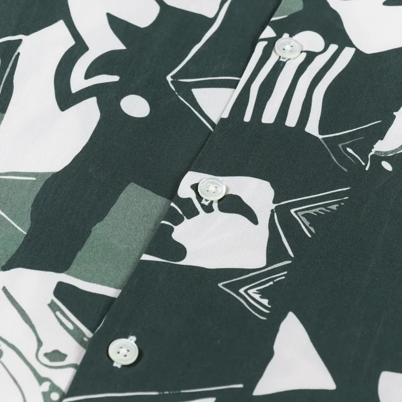 Portuguese Flannel Cuca Shirt Green-2