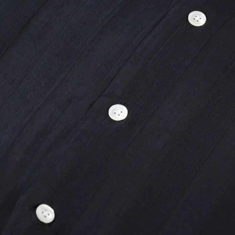 Portuguese Flannel Cupro Shirt Black-3