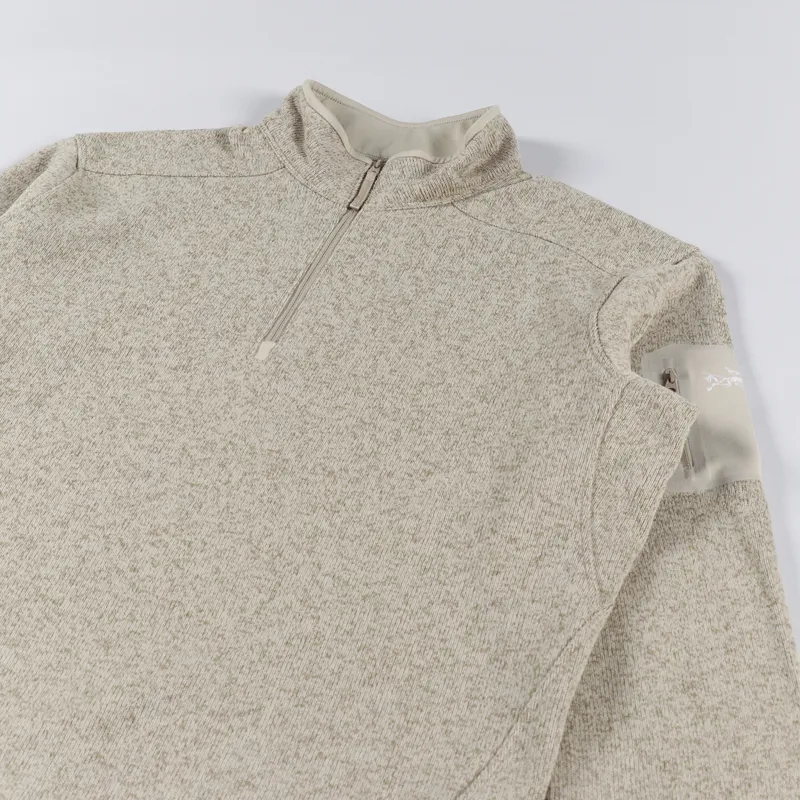 Arc'teryx Covert Half Zip Fleece Wicker Heather-2