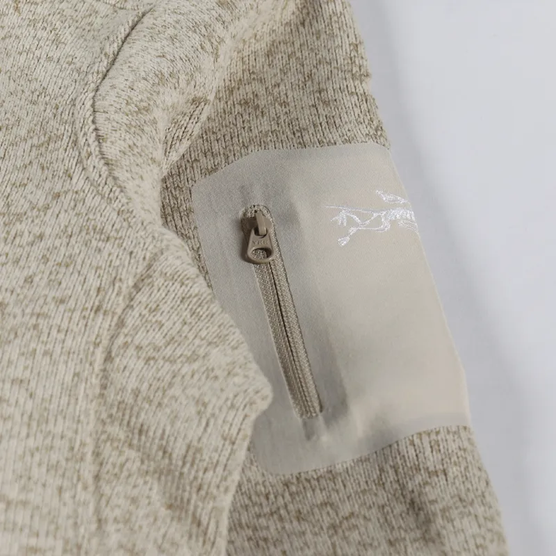 Arc'teryx Covert Half Zip Fleece Wicker Heather-4