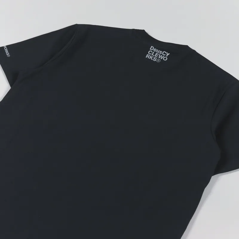 Deus Ex Machina Cycleworked T Shirt Black-3