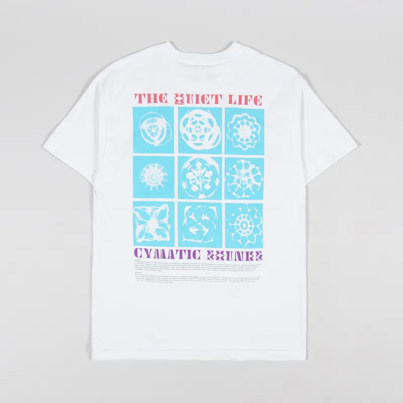 The Quiet Life Cymatic Sounds T Shirt White
