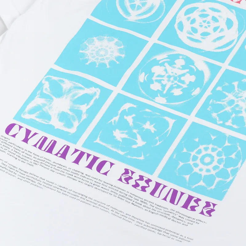 The Quiet Life Cymatic Sounds T Shirt White-4