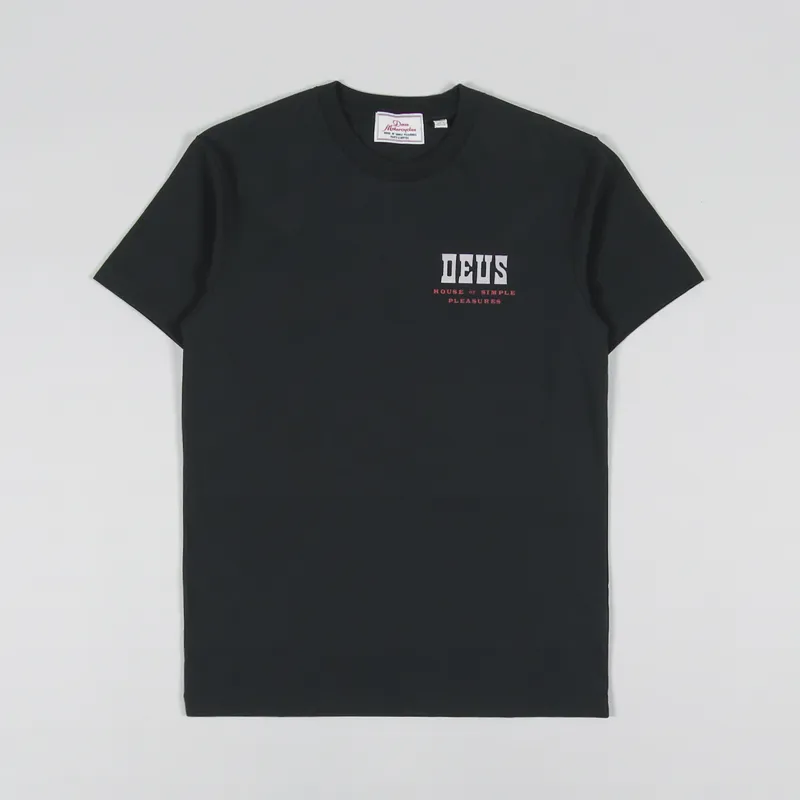Deus Ex Machina Cyprus T Shirt Black-1