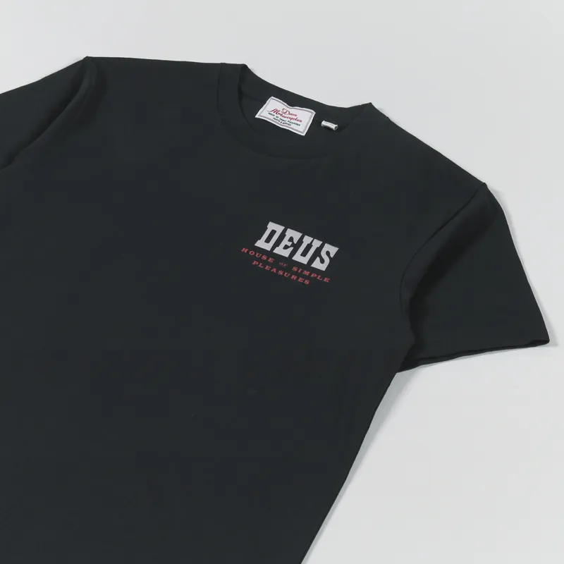 Deus Ex Machina Cyprus T Shirt Black-3