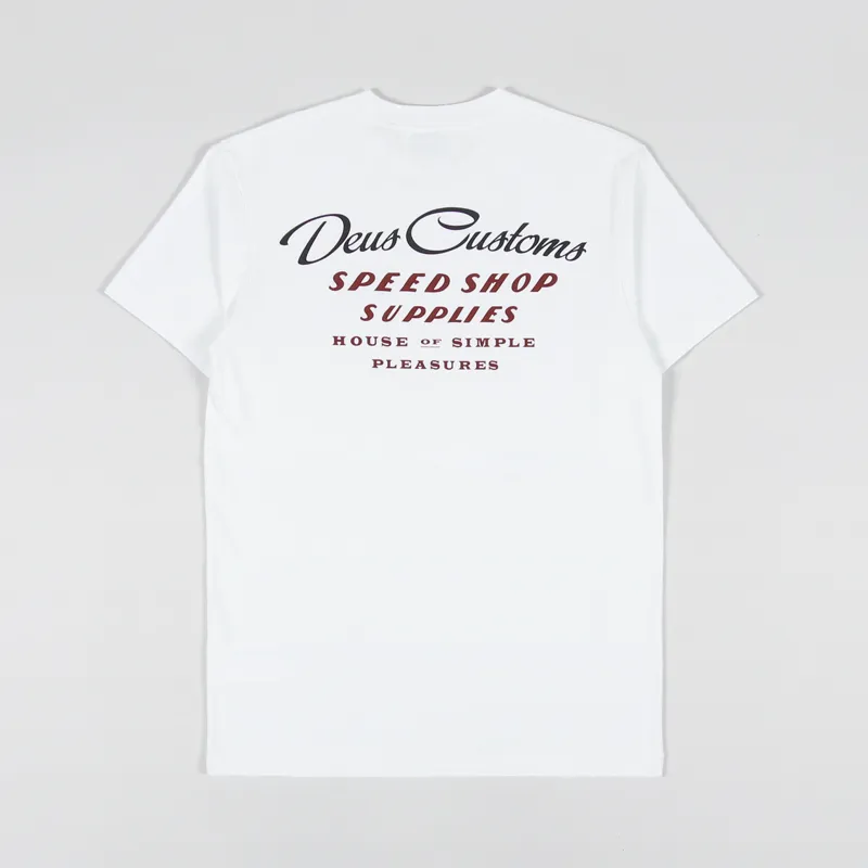 Deus Ex Machina Cyprus T Shirt Vintage White