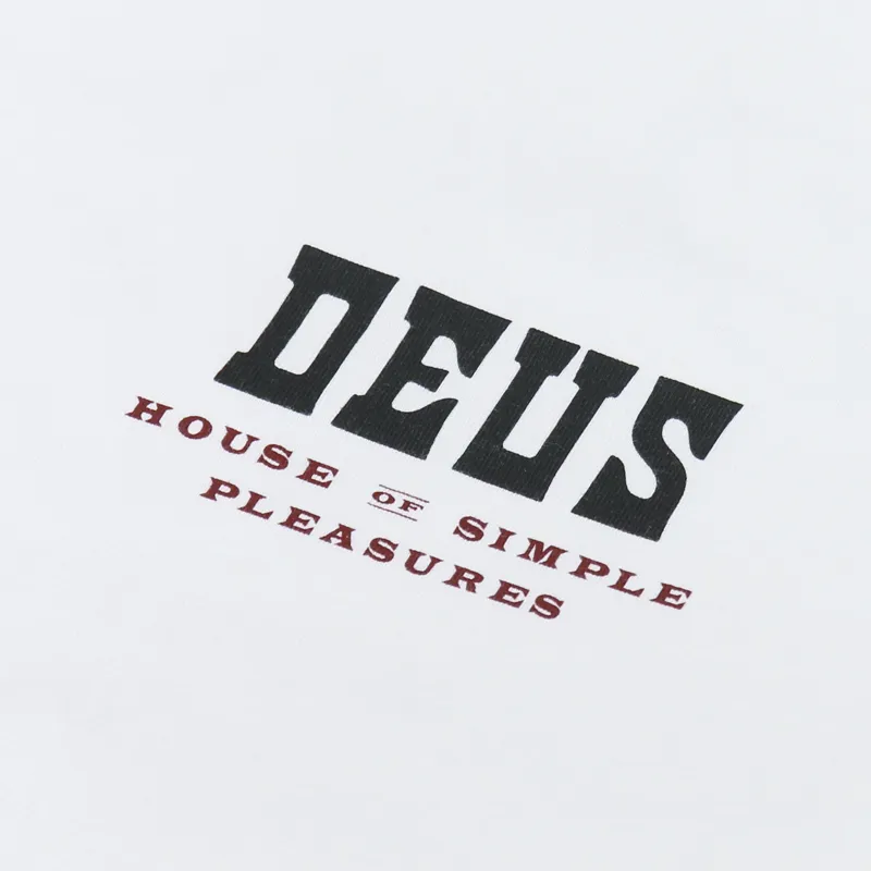Deus Ex Machina Cyprus T Shirt Vintage White-5