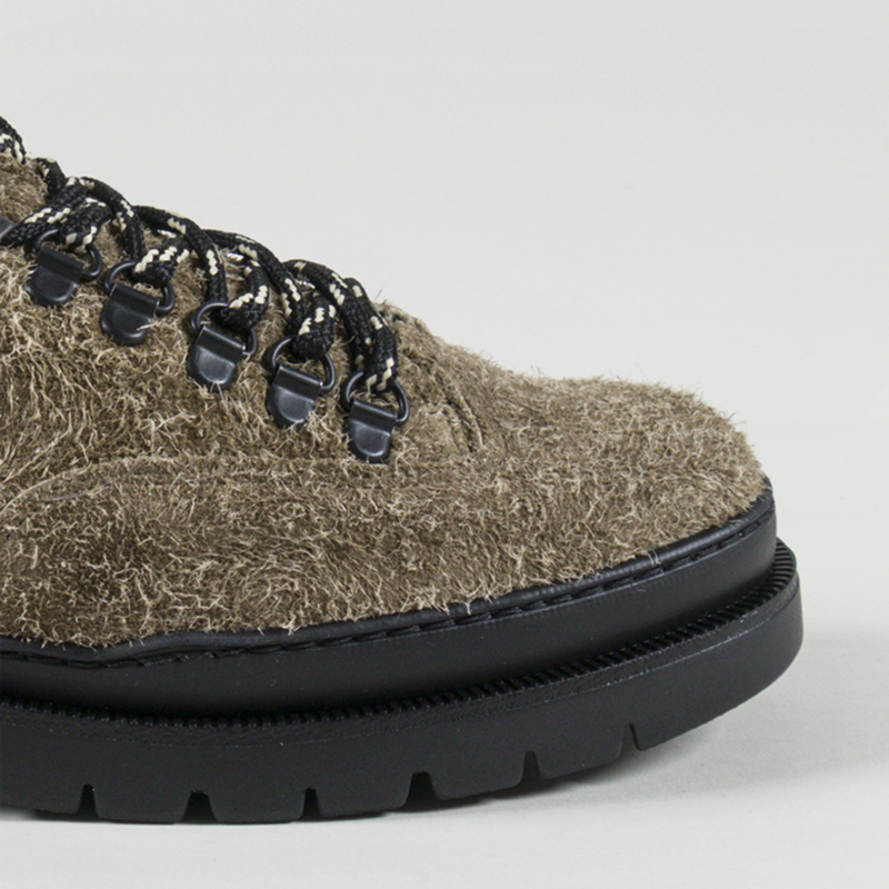 Kleman Courrier 2 Fur Shoes Khaki Powder-5