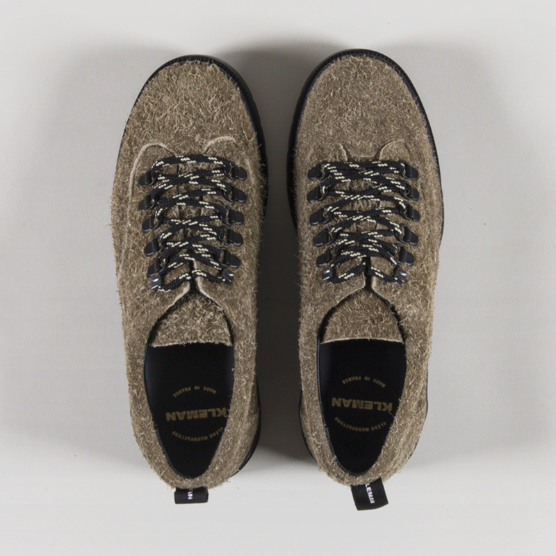 Kleman Courrier 2 Fur Shoes Khaki Powder-6