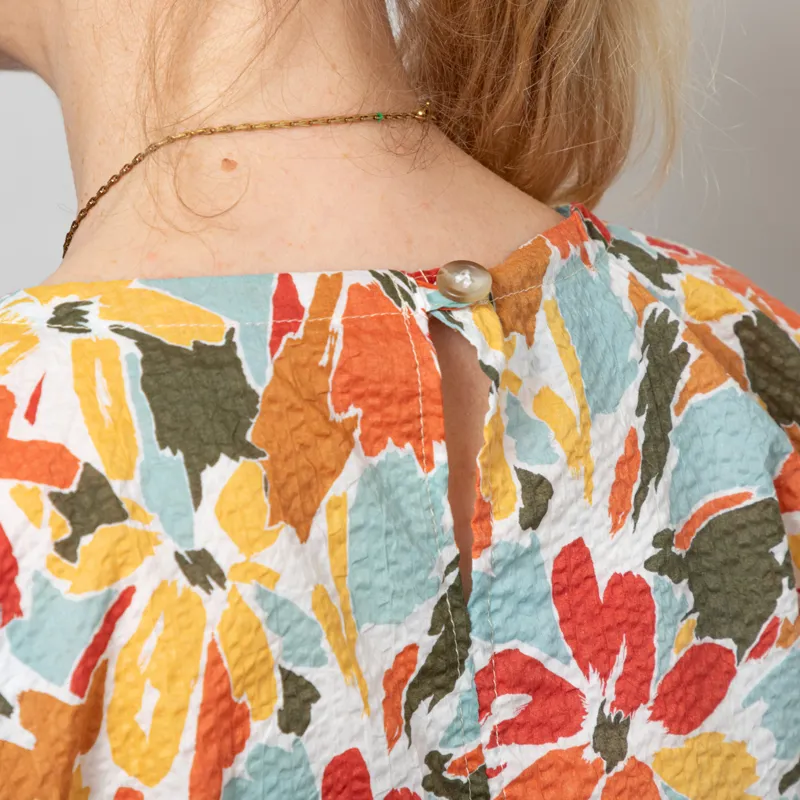 Kate Sheridan Womens Edie Top Seaweed Seersucker-7