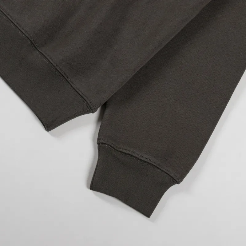 Dime Cursive Zip Hoodie Vintage Black-8