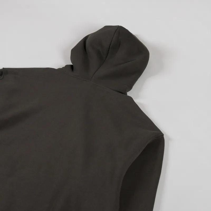 Dime Cursive Zip Hoodie Vintage Black-7