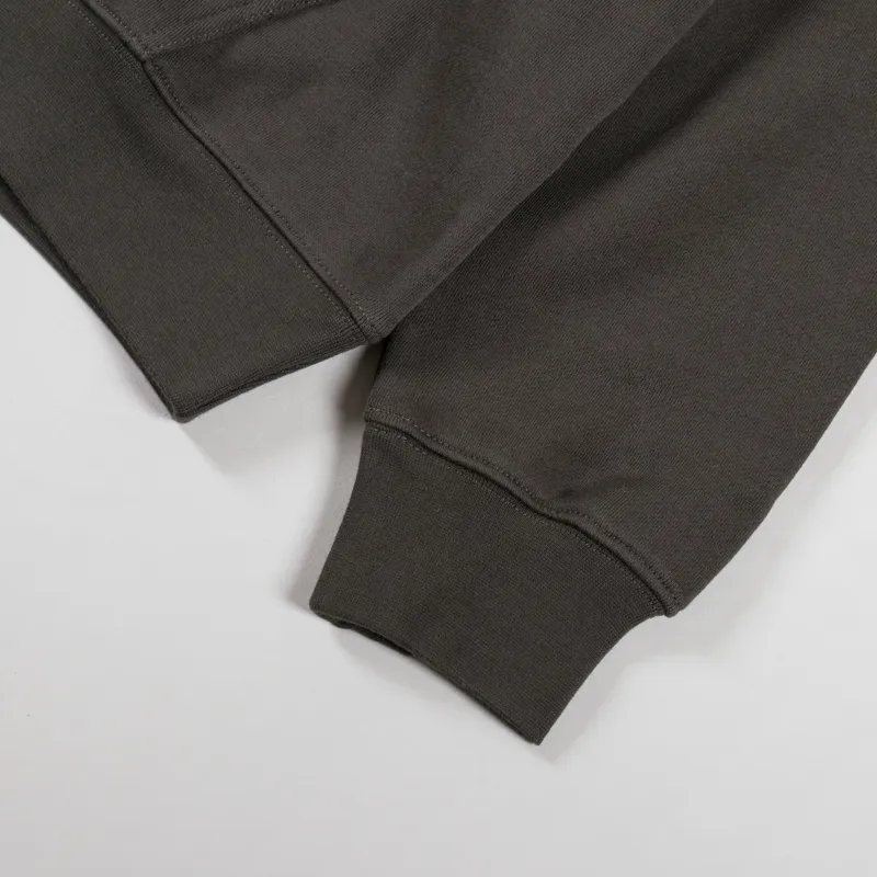 Dime Cursive Zip Hoodie Vintage Black-2