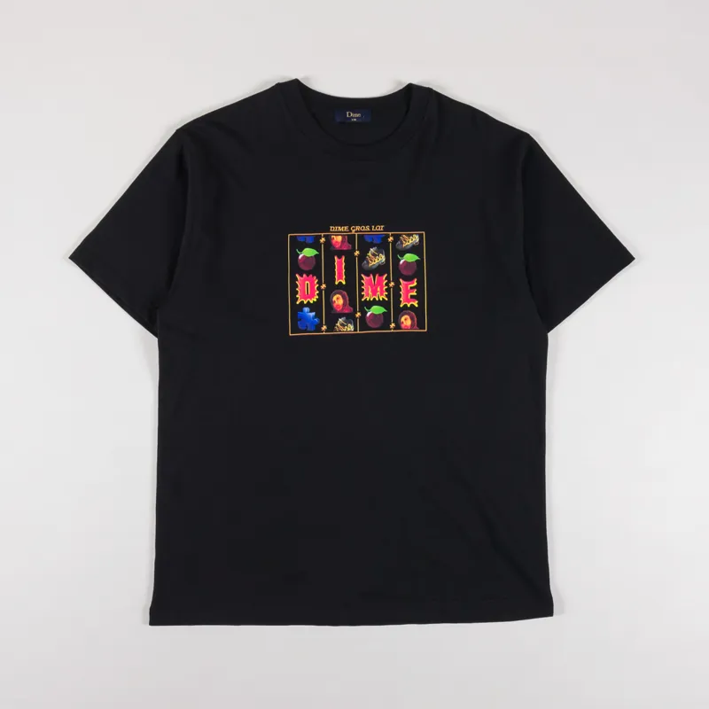 Dime Skateboarding Mens VLT Graphic Tee T Shirt Black