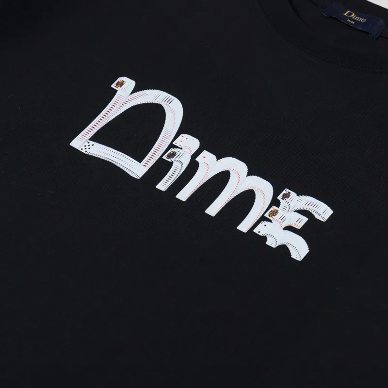 Dime Mens Graphic Tee Winner Short Sleeved T Shirt Black