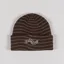 Dime College Wave Cuff Beanie Brown