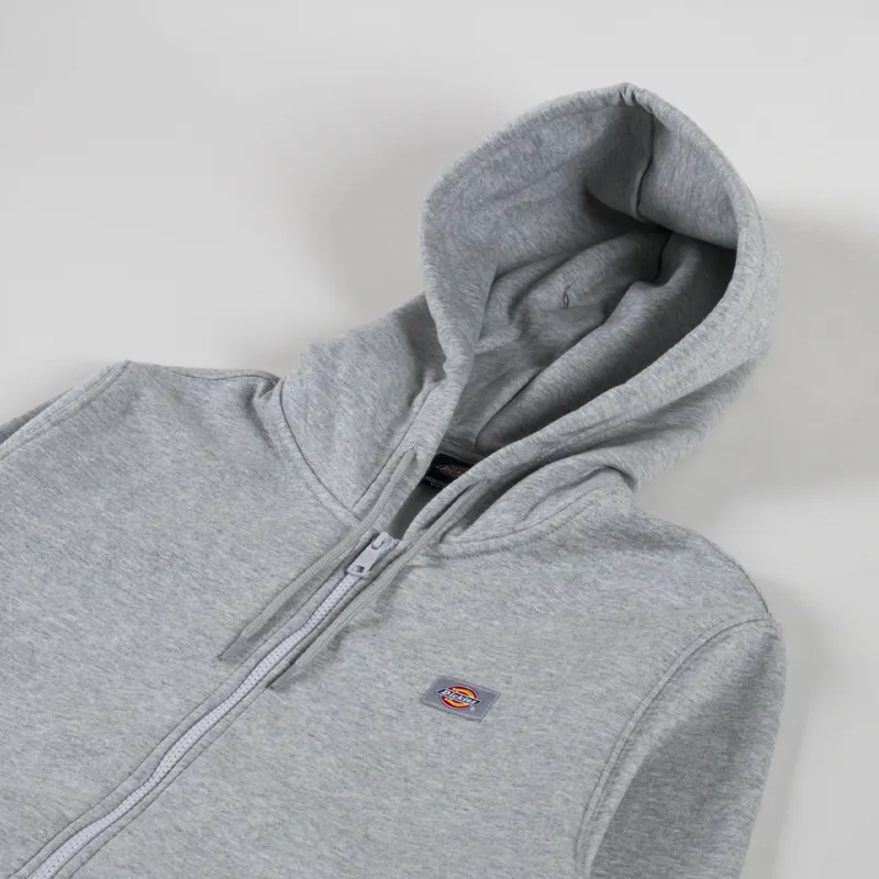 Dickies Oakport Zip Hoodie Heather Grey-2