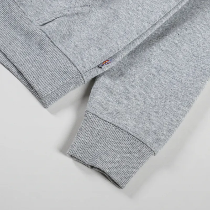 Dickies Oakport Zip Hoodie Heather Grey-7