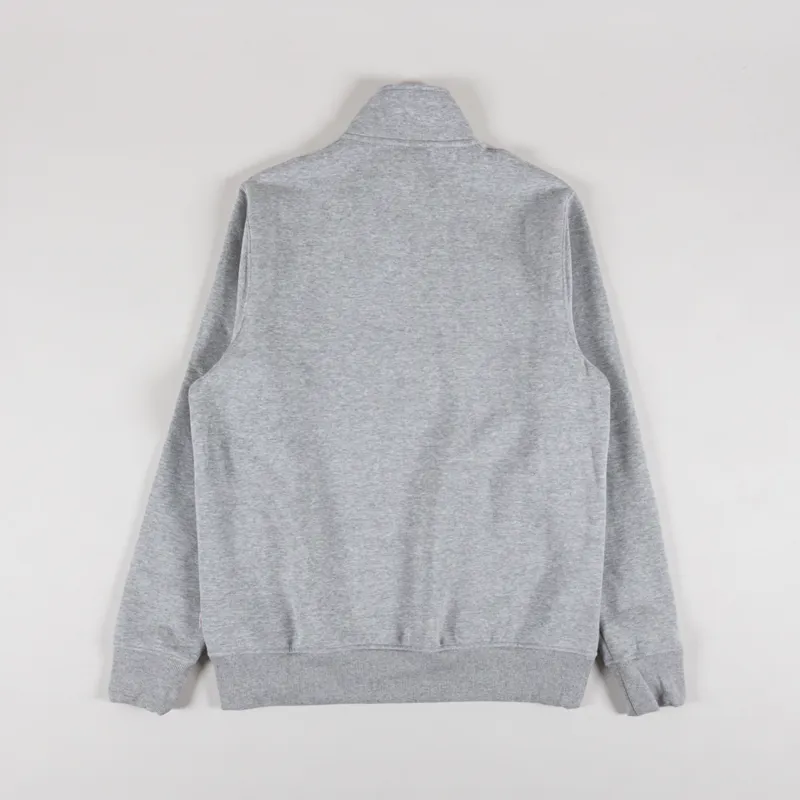 Dickies Oakport Quarter Zip Heather Grey-1