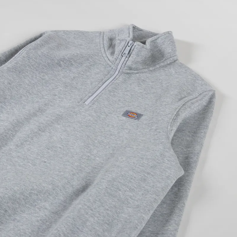 Dickies Oakport Quarter Zip Heather Grey-2