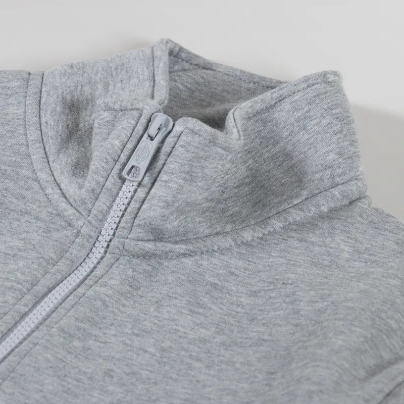 Dickies Oakport Quarter Zip Heather Grey-4