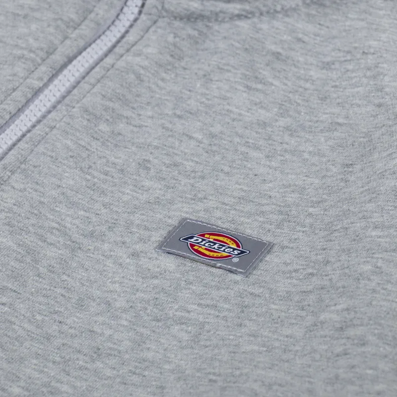 Dickies Oakport Quarter Zip Heather Grey-5