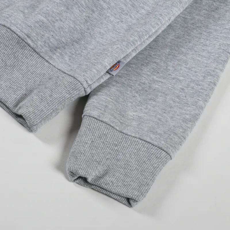 Dickies Oakport Quarter Zip Heather Grey-6