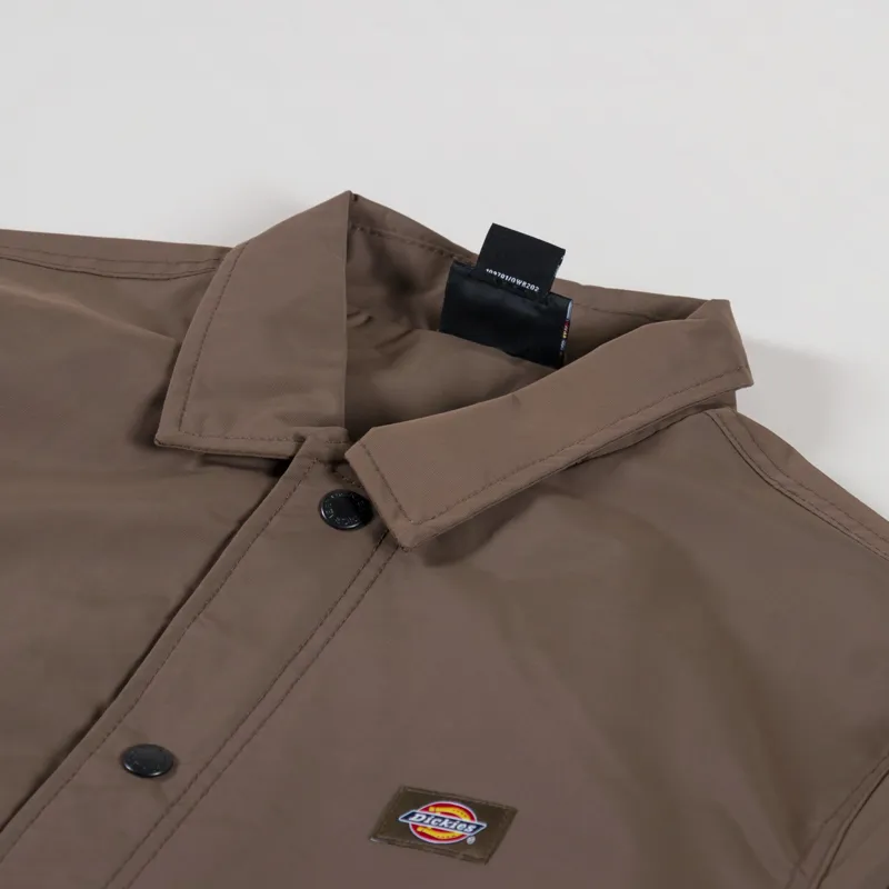 Dickies Oakport Coach Jacket Mushroom-6